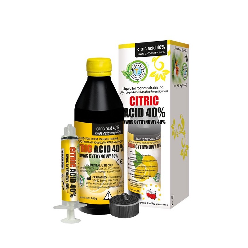 Лимонная кислота 40% op. 200 г. Церковь