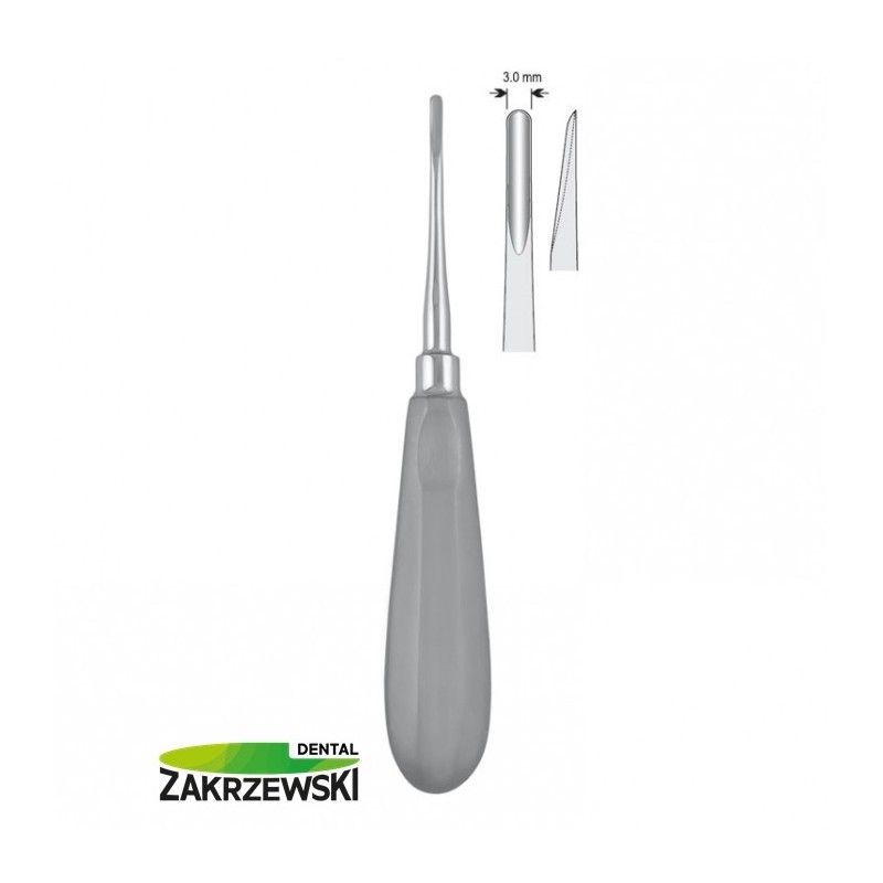 Рычаг luxator прямой 3 мм. DE.920.020 Falcon