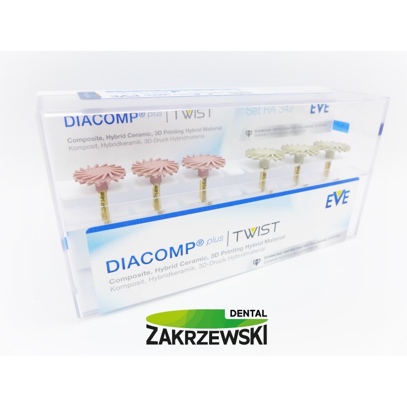 Gumki spiralne Diacomp Plus Twist ASS op.6 шт. ЕВА