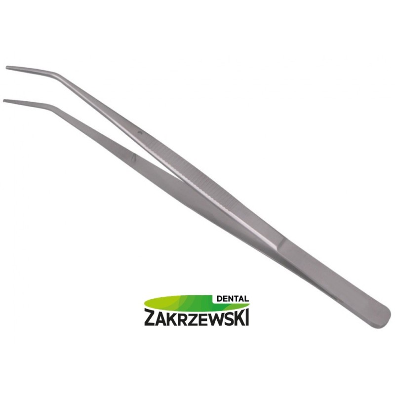 Стоматологический пинцет с одним изгибом