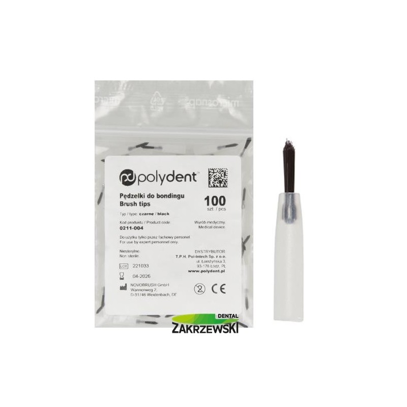 Кисти для ручки черные или белые op.100 шт.