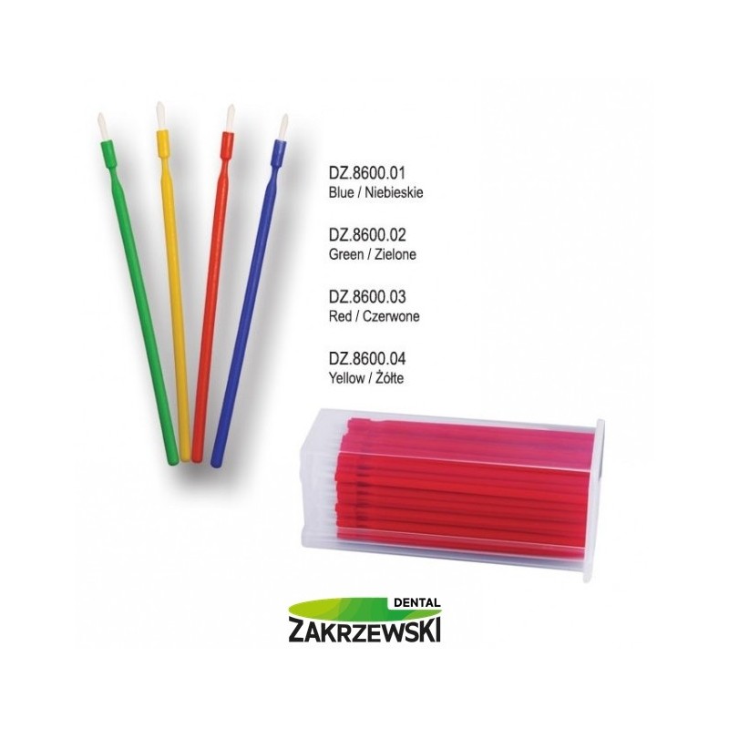 Кисти для склеивания длинные op. 100 шт. Falcon