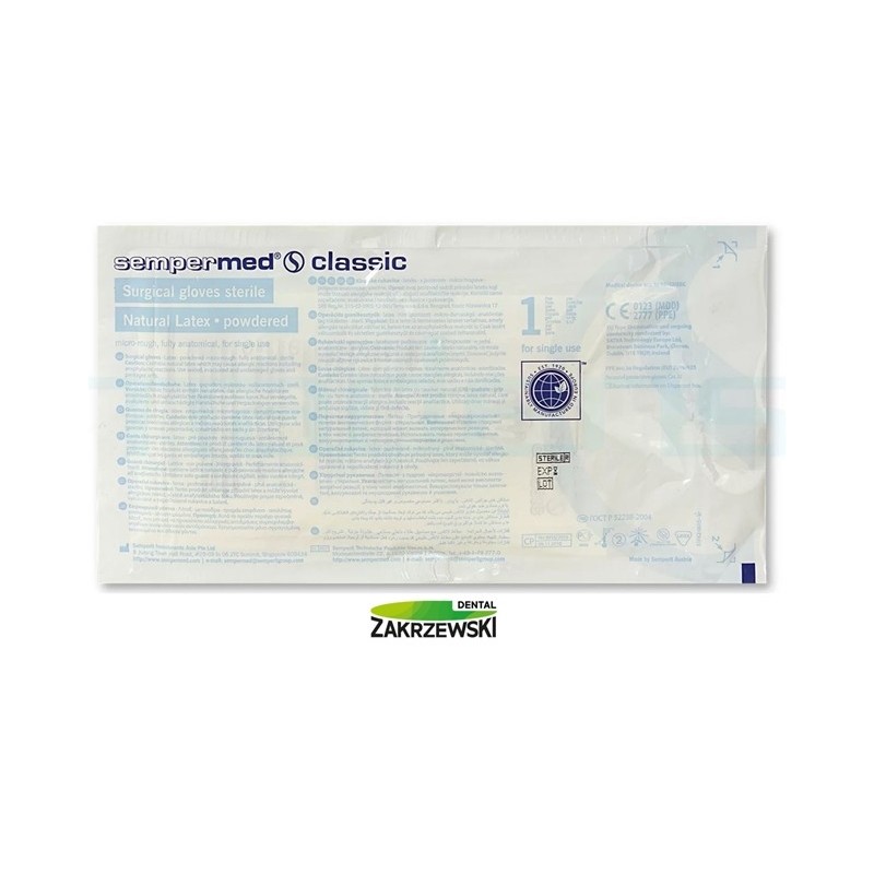 Хирургические стерильные перчатки op. 1 para Semper