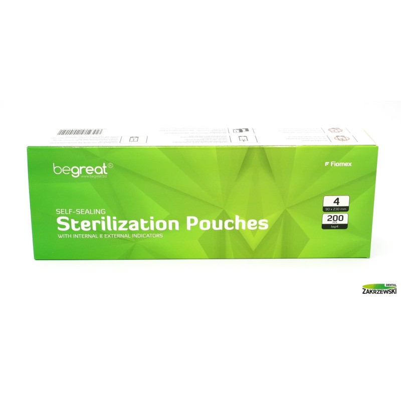 Стерилизационные пакеты 9 x 23 см op.200шт.