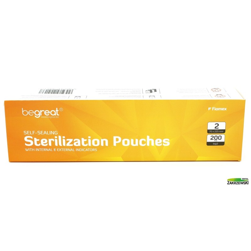 Пакеты для стерилизации 7 x 23 см op.200шт.