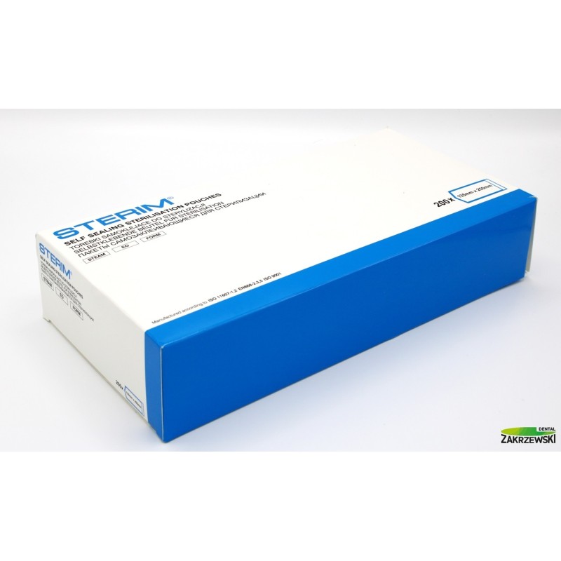 Стерилизационные пакеты 13x25cm op. 200 шт. Sterim