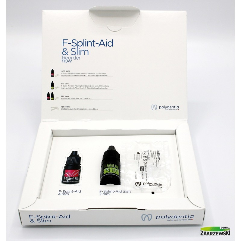F-Splint Aid Slim op.ВКЛ. 2мм.x12 см. погружение.в Бонде Polydentia