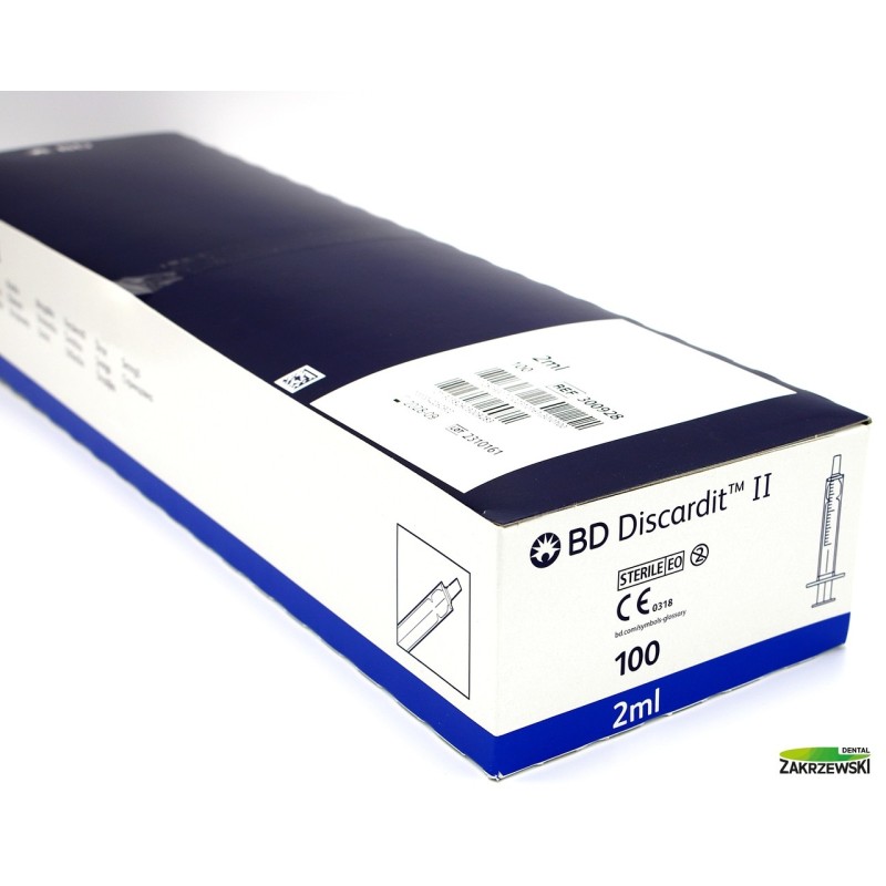 Шприц 2 мл op. 100 шт. БД