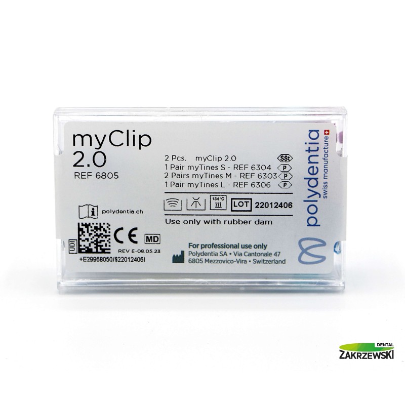 MyClip 2.0 6805 formówka op.2 шт.+ зажимы Polydentia