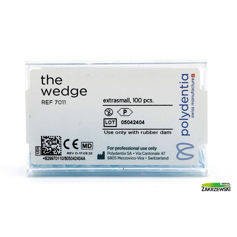 Клин клинья прозрачный мягкий 100 шт.