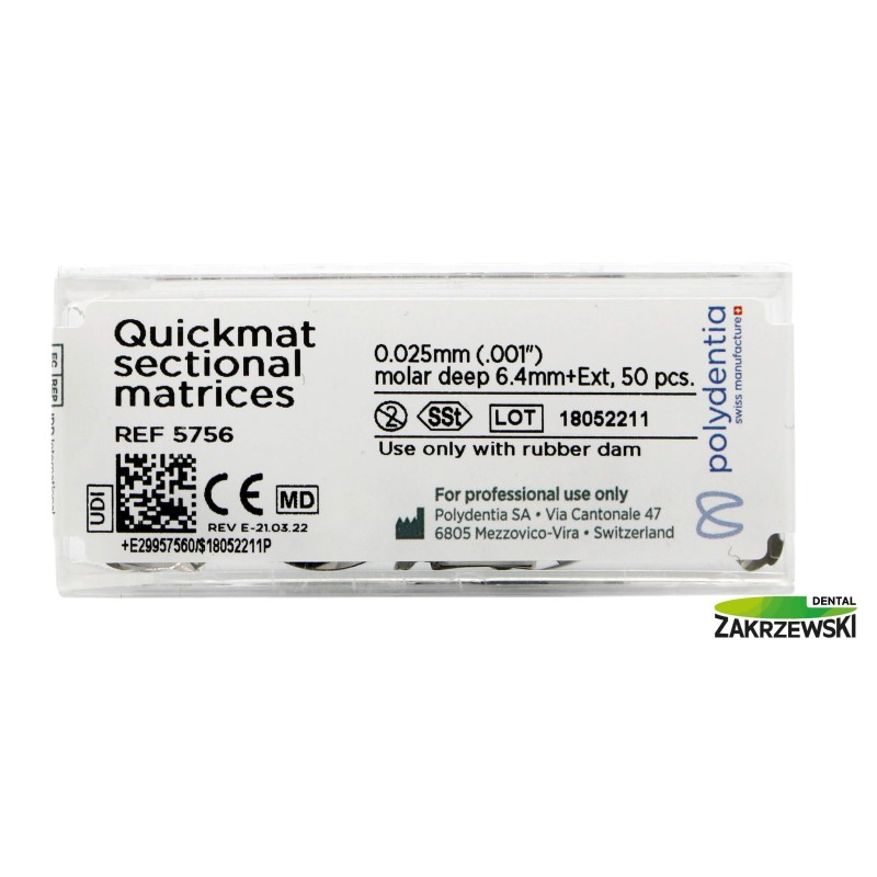 Quickmat полосы с расширением op.50 шт. Polydentia