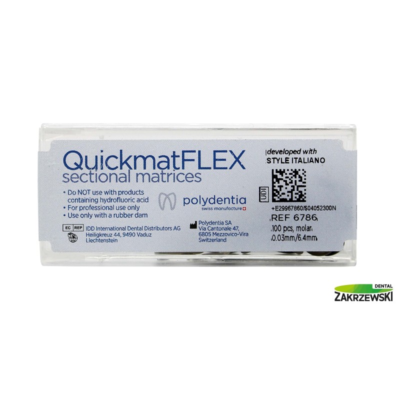 QuickmatFlex полосы Титан. grub. 0,03 мм ОП.100 шт. Polydentia