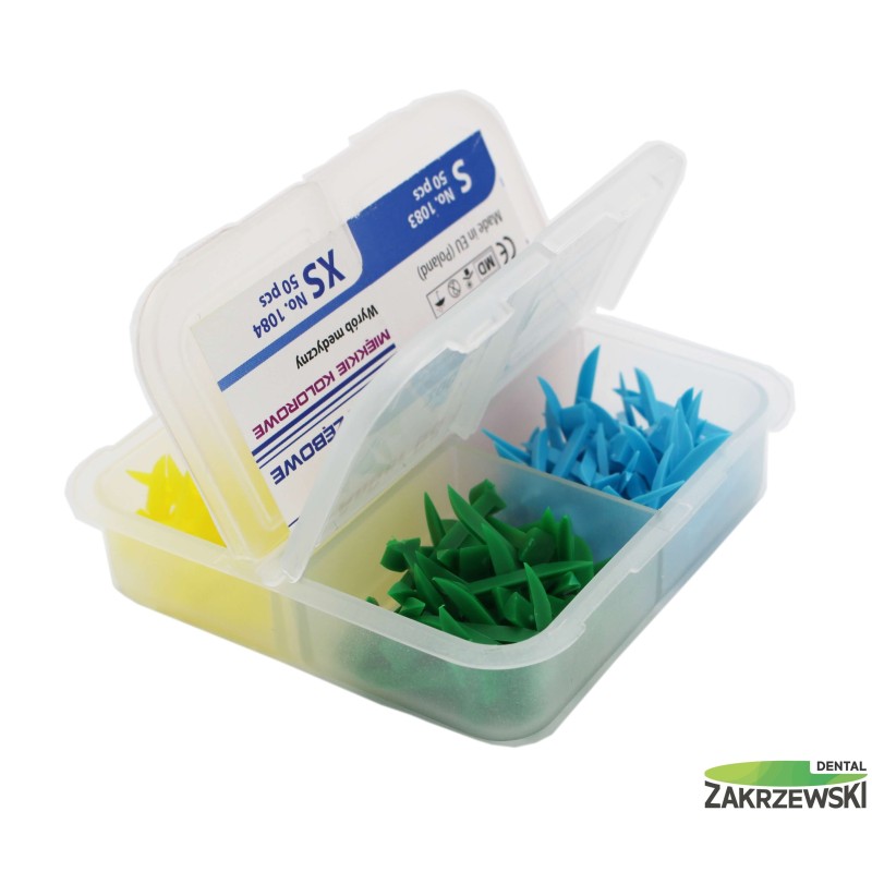 Пластиковые клинья мягкие op. Ass. 4 x 50 шт. Anger