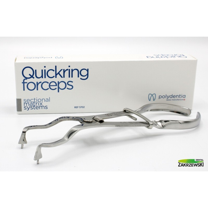 Kleszcze QuickRing Forceps Polydentia 5702