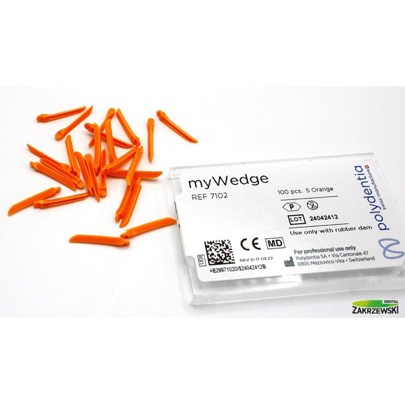 Пластиковые клинья myWedge op. 100 шт. Polydentia