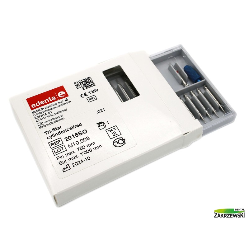 TriStar op.25 шт.+ dryl + ключ Edenta