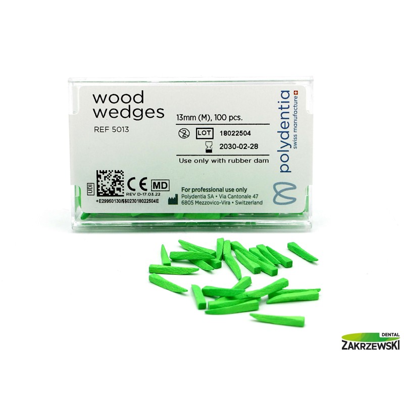 Полидентия деревянные клинья 100шт.