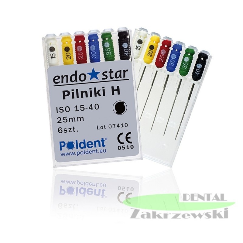 Pilniki H 31mm/28mm/25mm/21mm. op.6 шт. Poldent